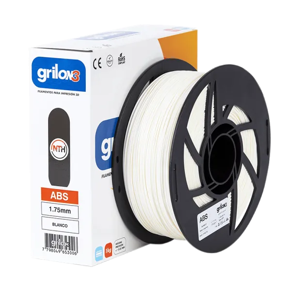 Filamento Grilon3 ABS 1 kg – Blanco