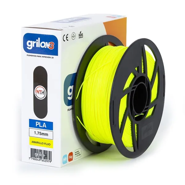 Filamento Grilon3 PLA 1 kg – Amarillo Fluo